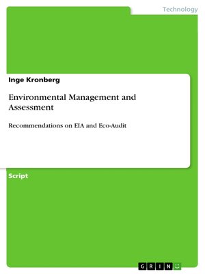 cover image of Environmental Management and Assessment